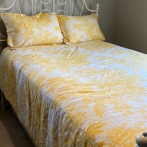 Pottery Barn Vintage Duvet and Pillow Shams